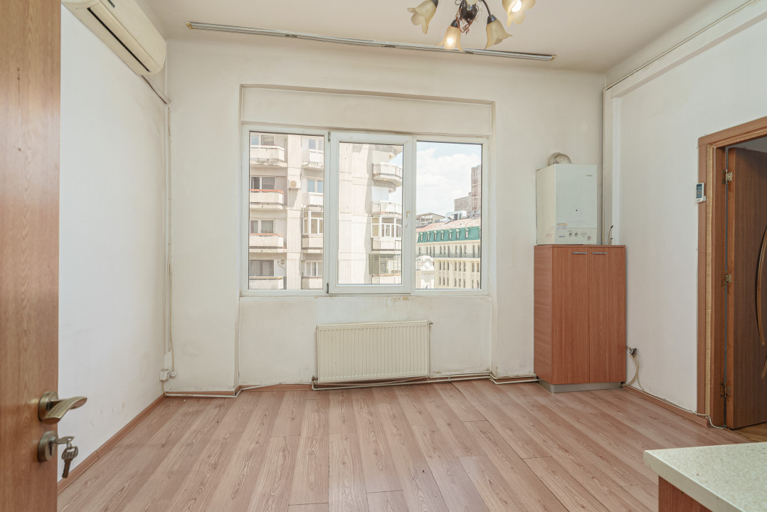 VICTORIEI - CONSTANTIN TANASE, STUDIO DUBLU 41 MP, BLOC CONSOLIDAT!